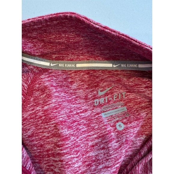 Nike Women's Dri-FIT Long Sleeve Running Top Pink Size S - Picture 3 of 8